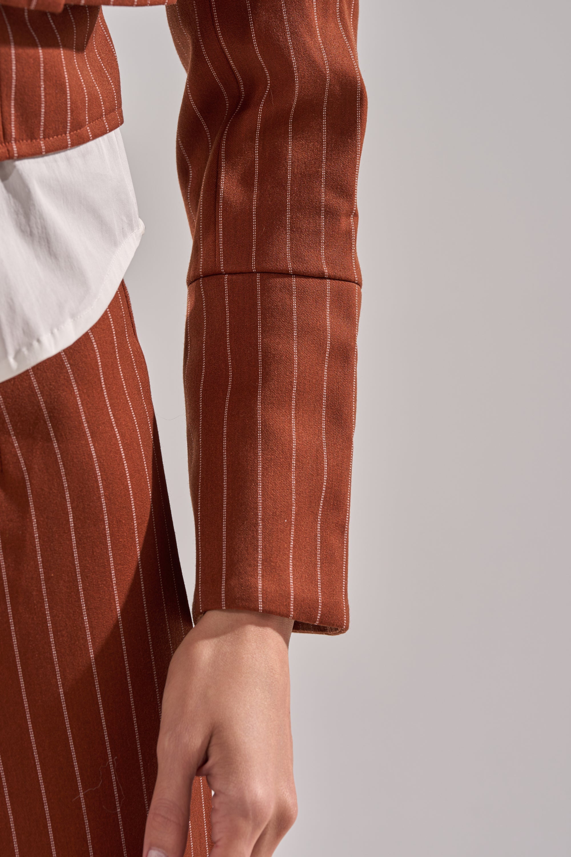 BUSINESS FIRST STRIPE BLAZER