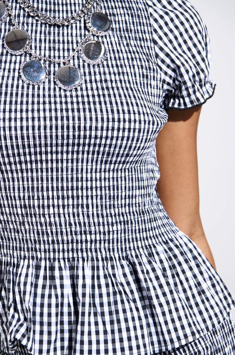 FLOWER CHILD RUFFLE TOP