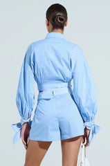 CLEAR AS THE SKY BLOUSE