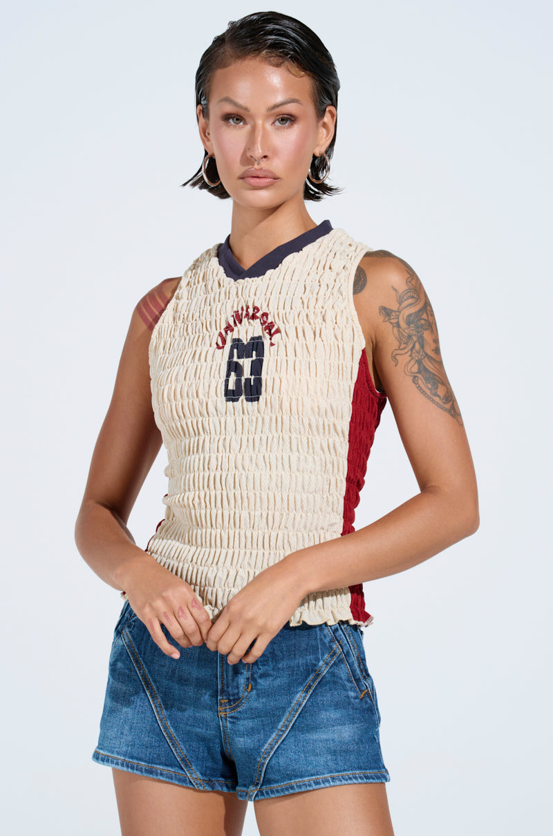 ADDICTED RUCHED JERSEY TOP