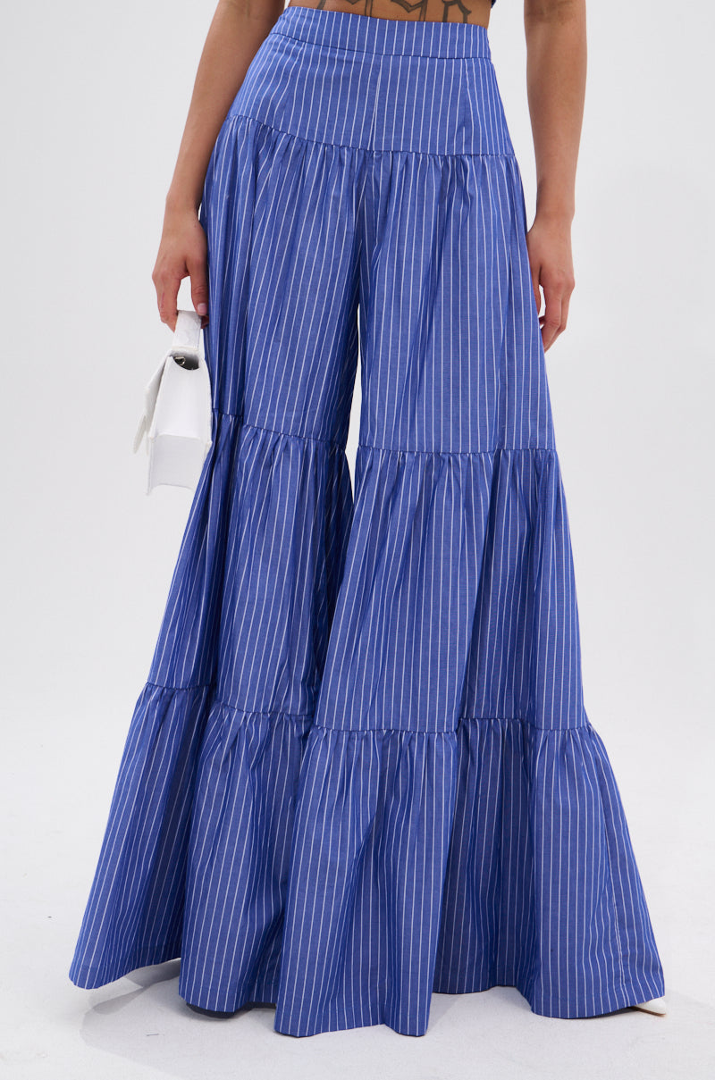 BUSINESS ONLY STRIPE PALAZZO PANT