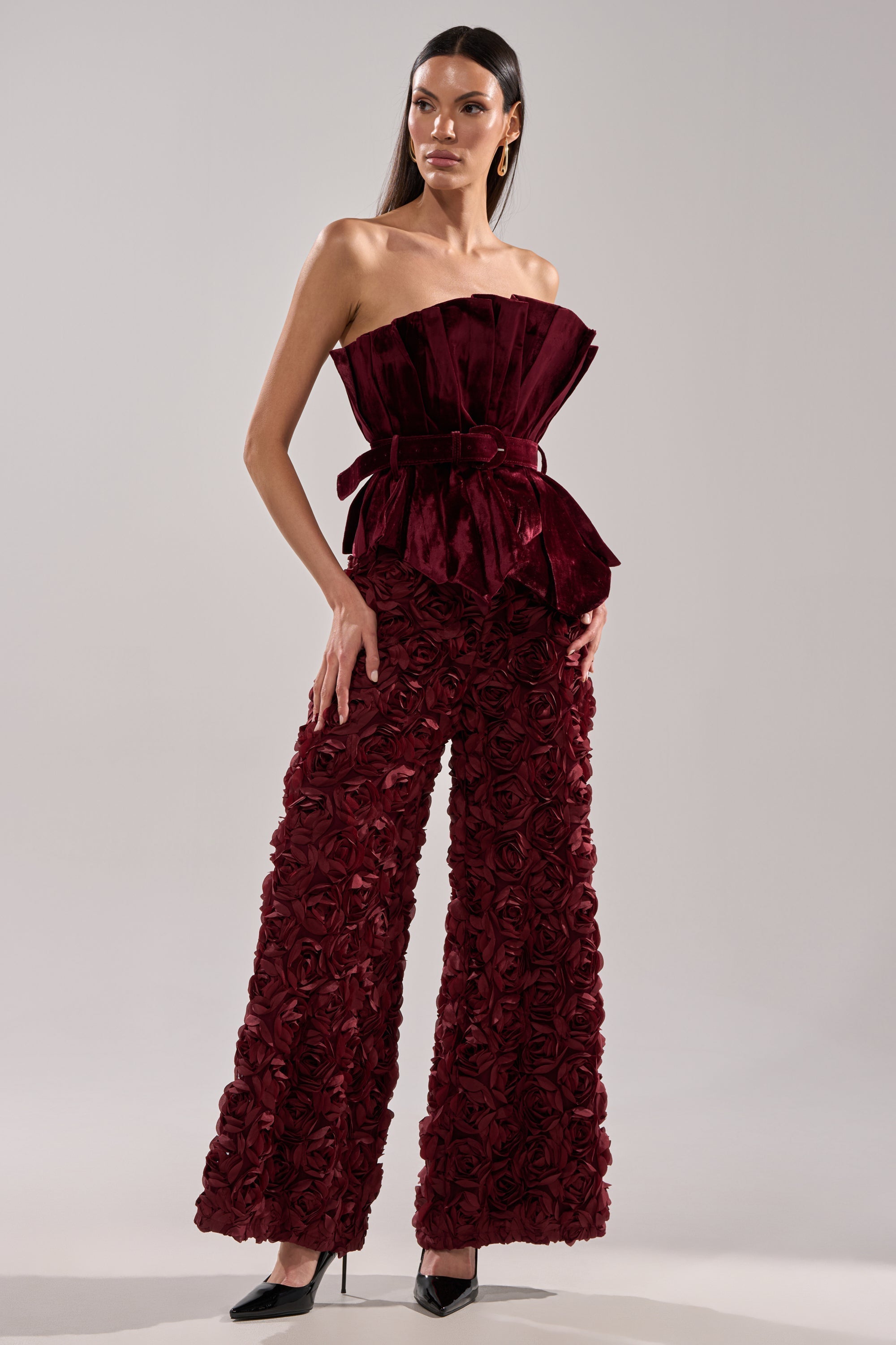 DRAMA DRAMA DRAMA VELVET BLOUSE
