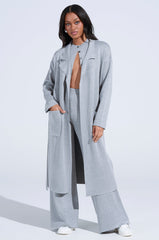 COZY LUXE KNIT TRENCH
