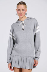 BETTER OFF SWEATER JERSEY DRESS