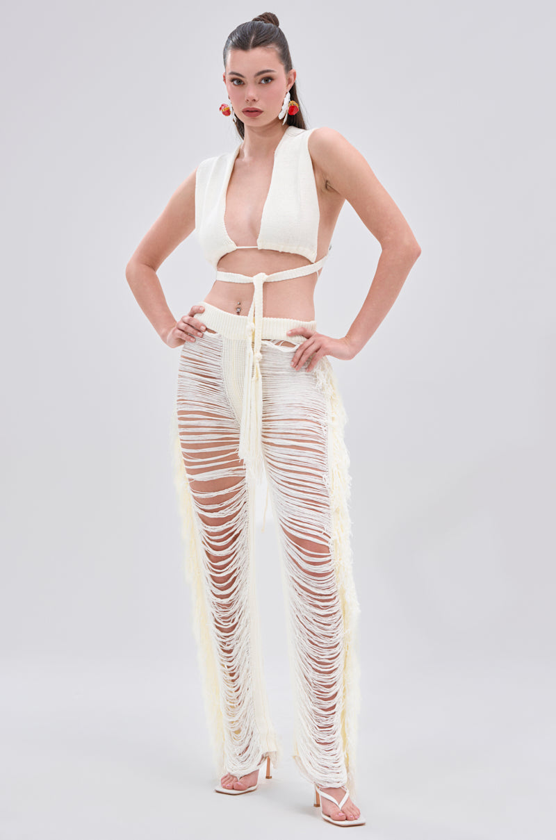 BEST DRESSED FRINGE BRALETTE AND LEGGING