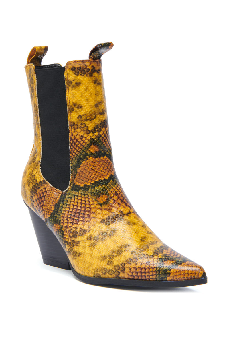 AZALEA WANG HENDERSON YELLOW CHUNKY BOOTIE
