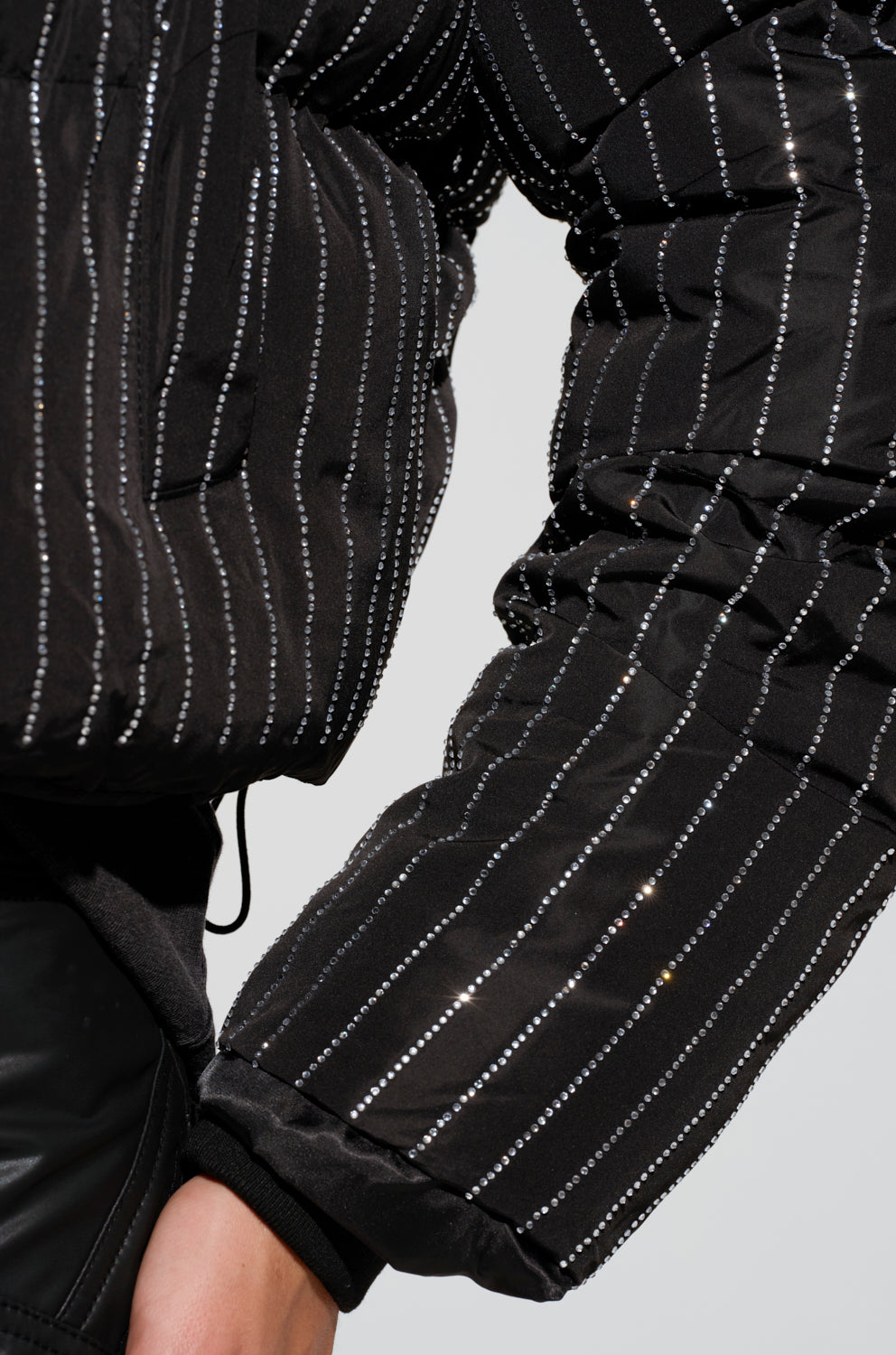 COME THIS WAY EMBELLISHED PUFFER COAT