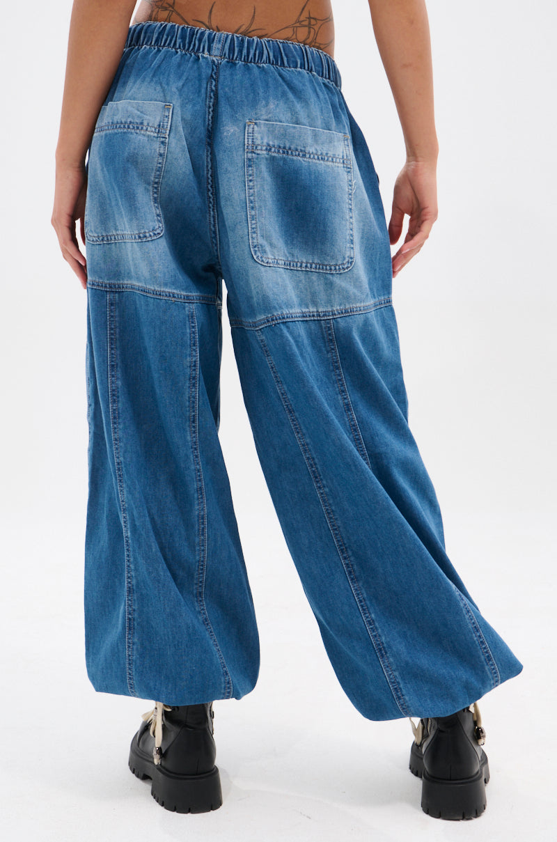 DONT MESS WITH ME DENIM JOGGER