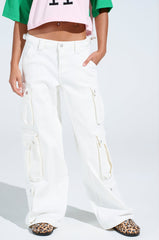 GET RIGHT TO IT CARGO DENIM PANT