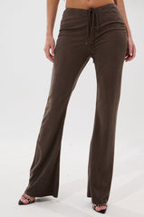 FESTIVAL LOW RISE RUCHED FLARE LEGGING