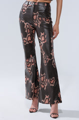 COLD BLOODED FAUX LEATHER PANTS