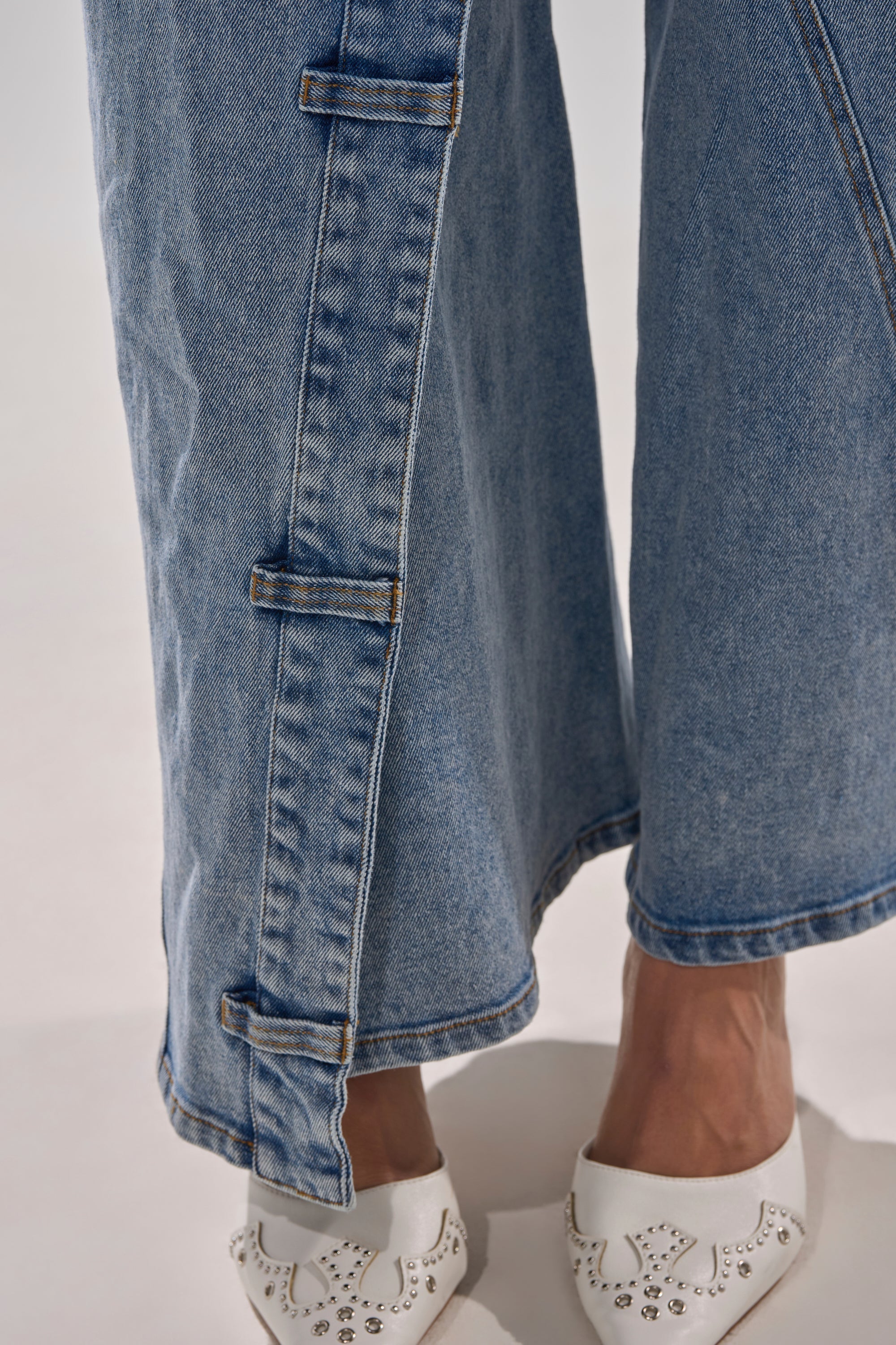 COVERED UP RELAXED DENIM PANT