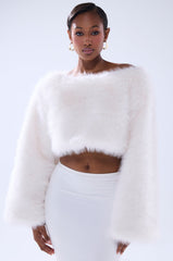 COMFY COZY CROPPED SWEATER