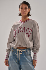 CHICAGO V-NECK SWEATSHIRT
