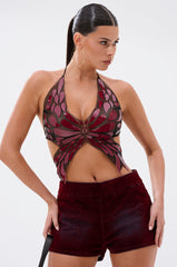 BUTTERFLY EFFECT IN OXBLOOD
