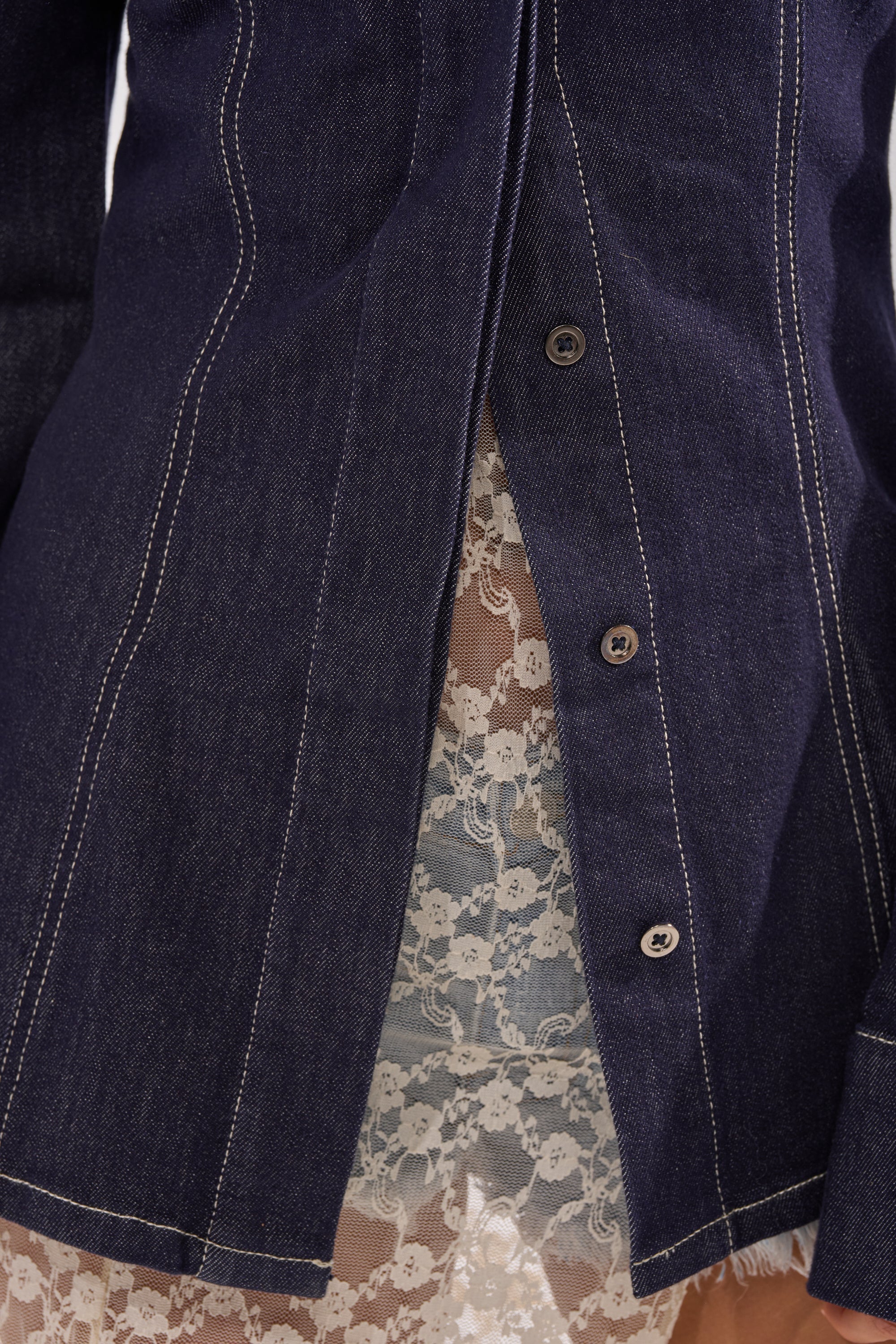 COME WITH ME BUTTON DOWN TOP