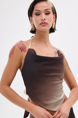 OUT FOR THE NIGHT HALTER TOP