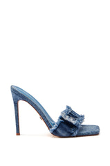 AZALEA WANG NOBURO DENIM STILETTO SANDAL