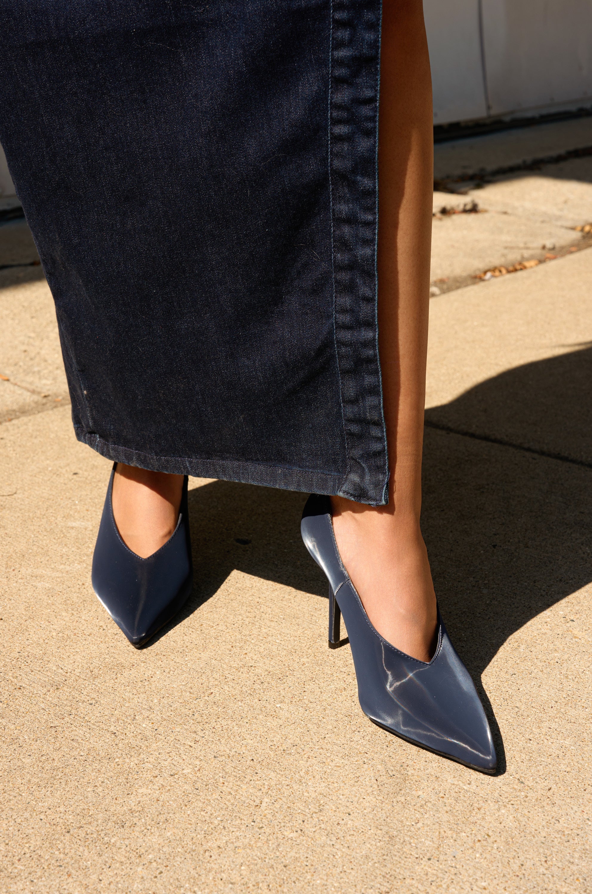 AZALEA WANG PATRICC NAVY LUXE MATERIALS PUMP
