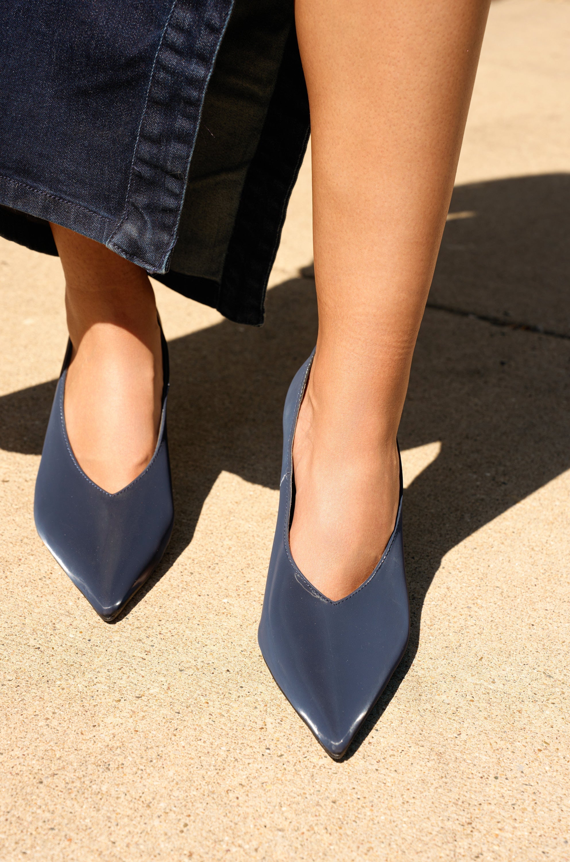 AZALEA WANG PATRICC NAVY LUXE MATERIALS PUMP