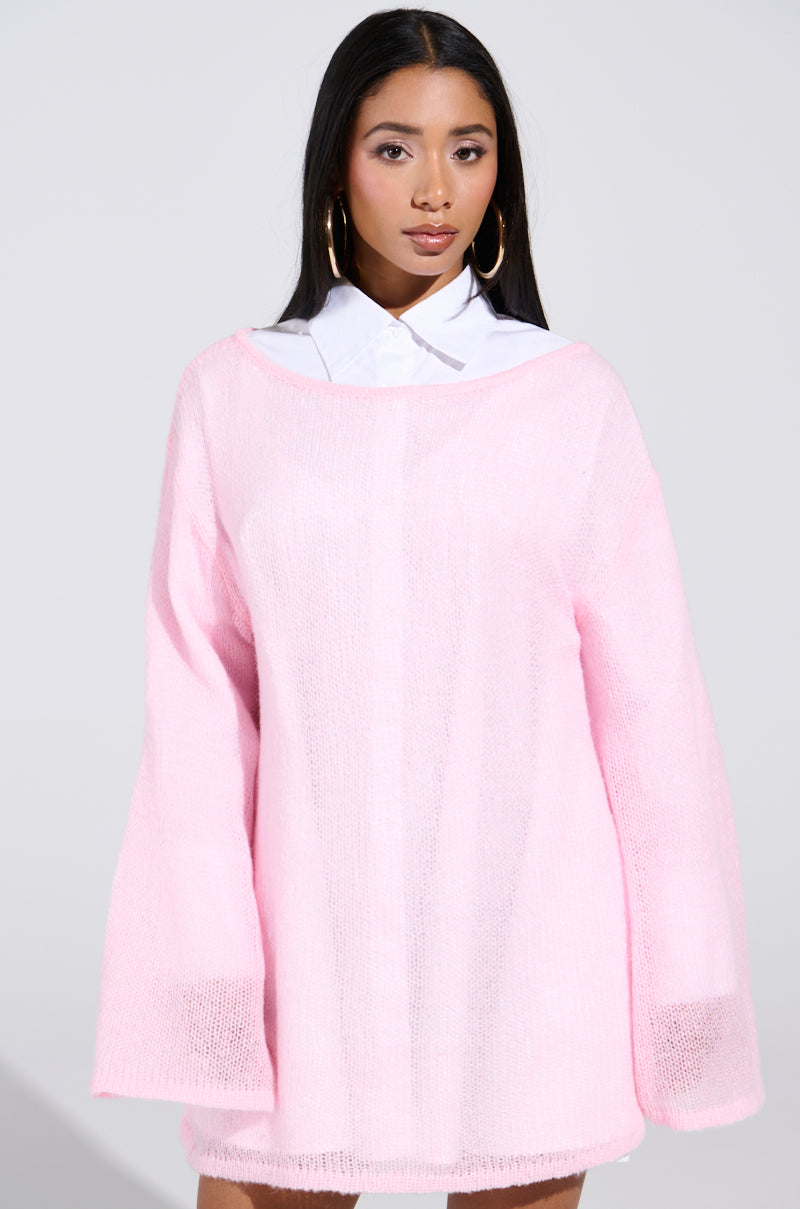 BE READY IN 5 SWEATER DRESS