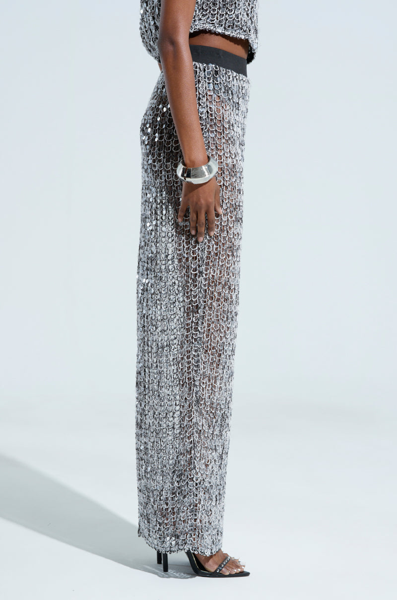 DONT MIND ME SEQUIN MAXI SKIRT