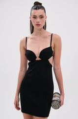 MIAMI NIGHTS MINI DRESS WITH CUTOUTS