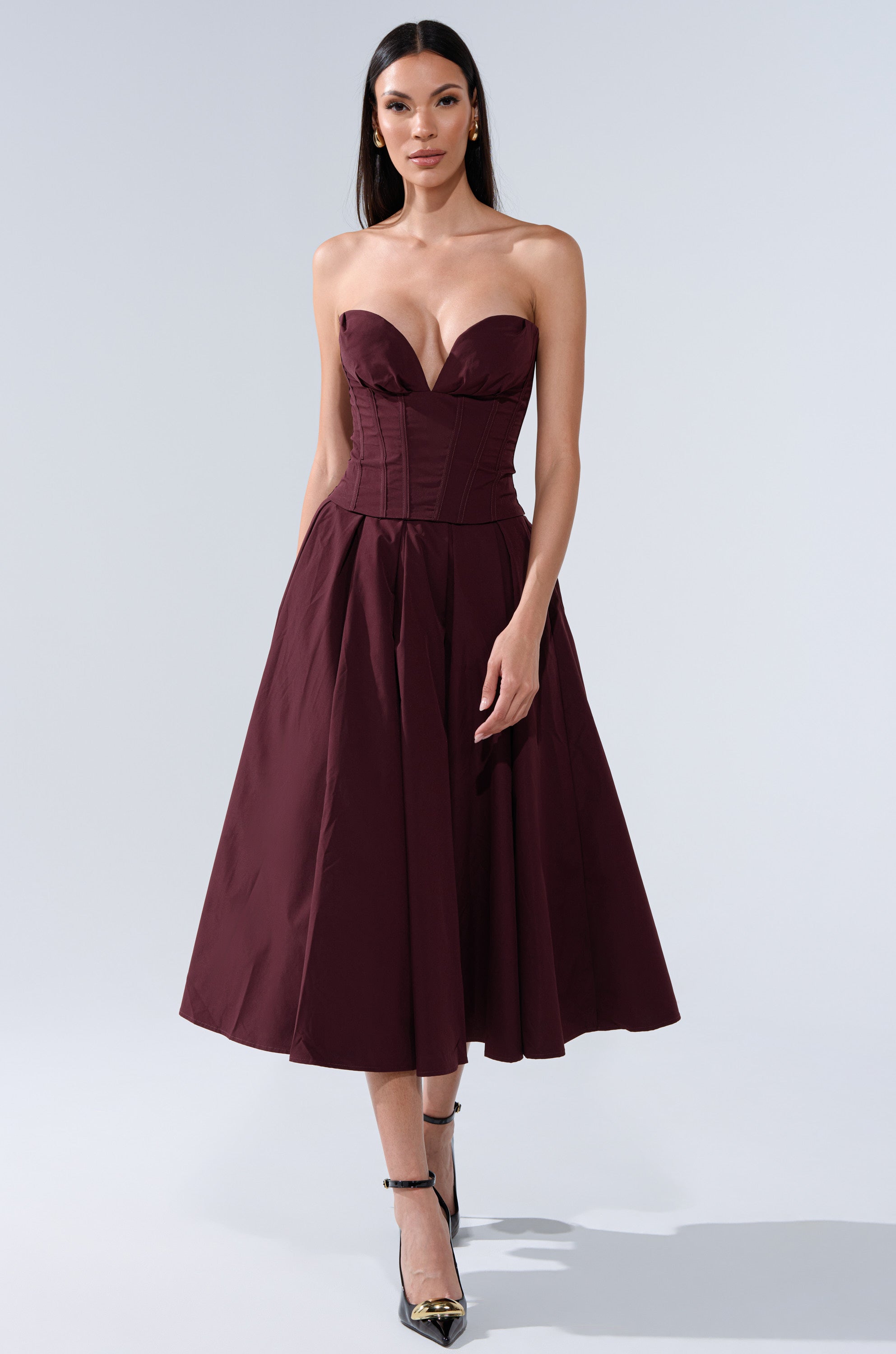 LOVE THIS FOR YOU MAXI SKIRT IN BROWN