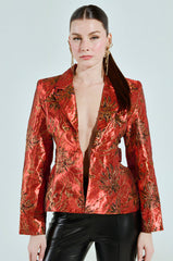 COCKTAIL HOUR CUT-OUT BLAZER