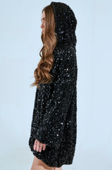 GISELLE SEQUIN SWEATSHIRT DRESS
