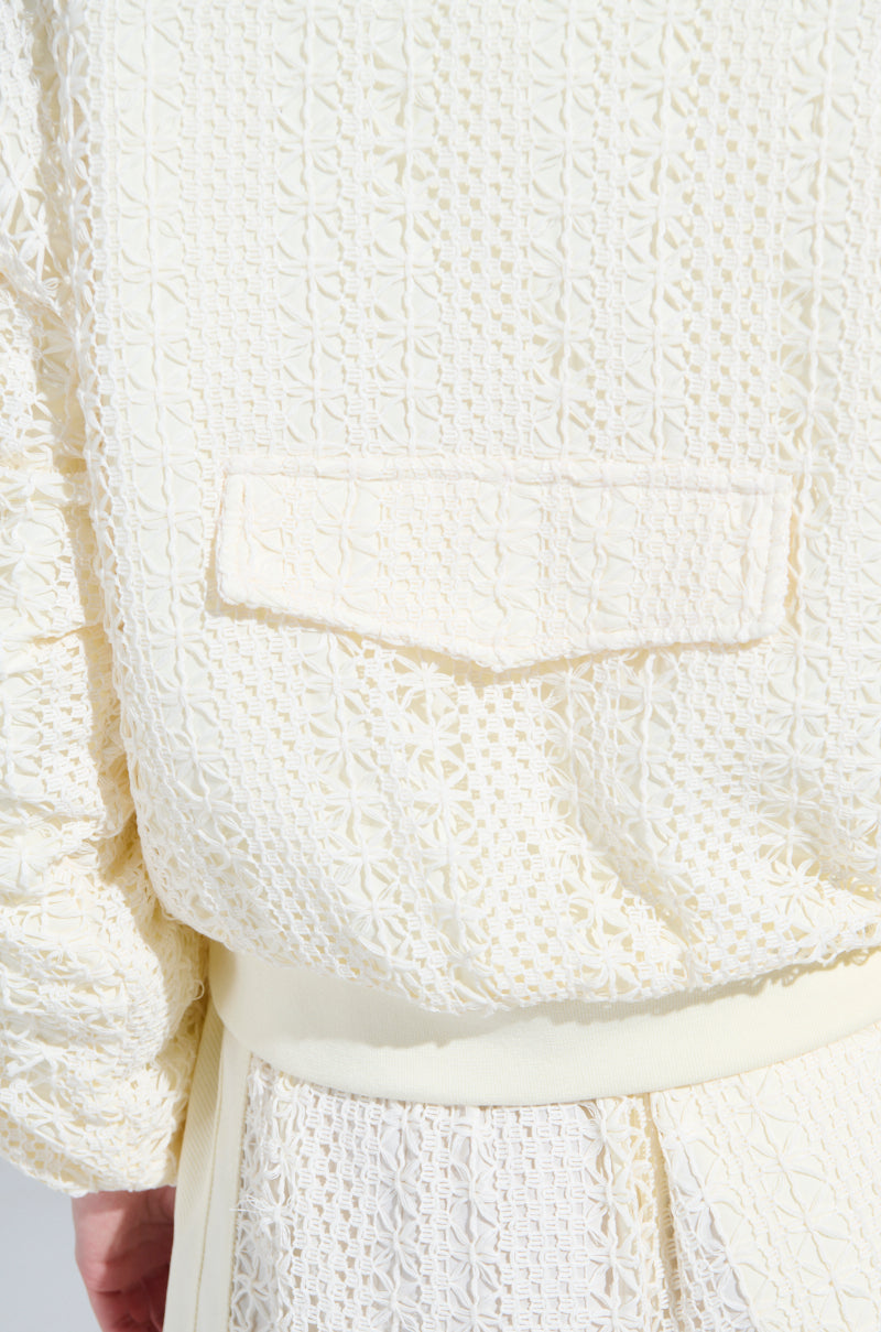 BROOKLYN CROCHET BOMBER