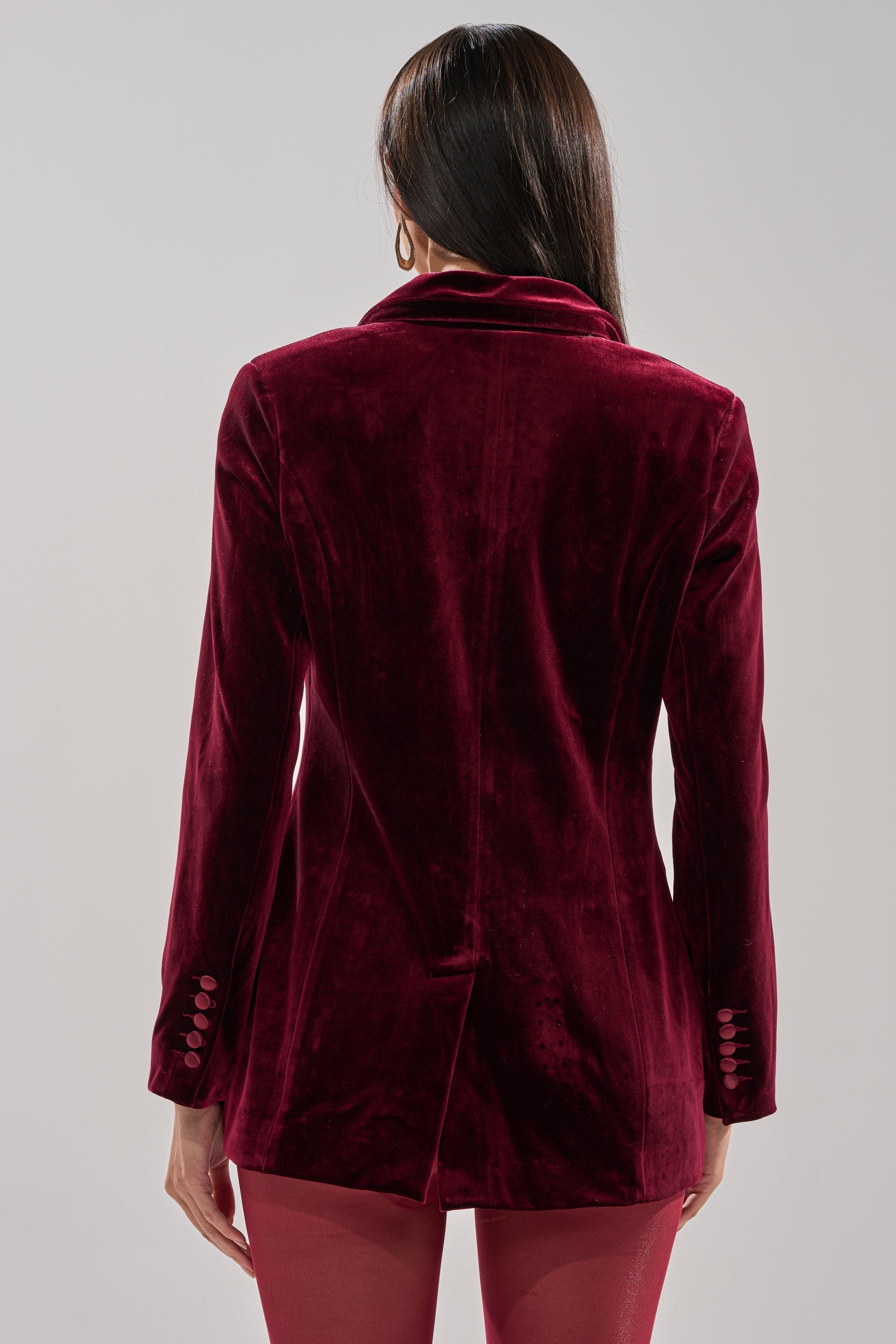 LUXE VELVET TUXEDO BLAZER