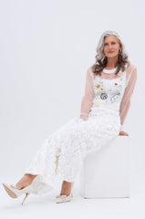 GABRIELLA EMBELLISHED MESH TOP