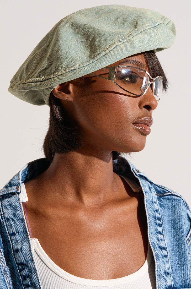IN MY POCKET DENIM BERET