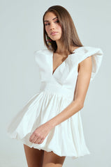 FAR GONE WHITE MINI DRESS