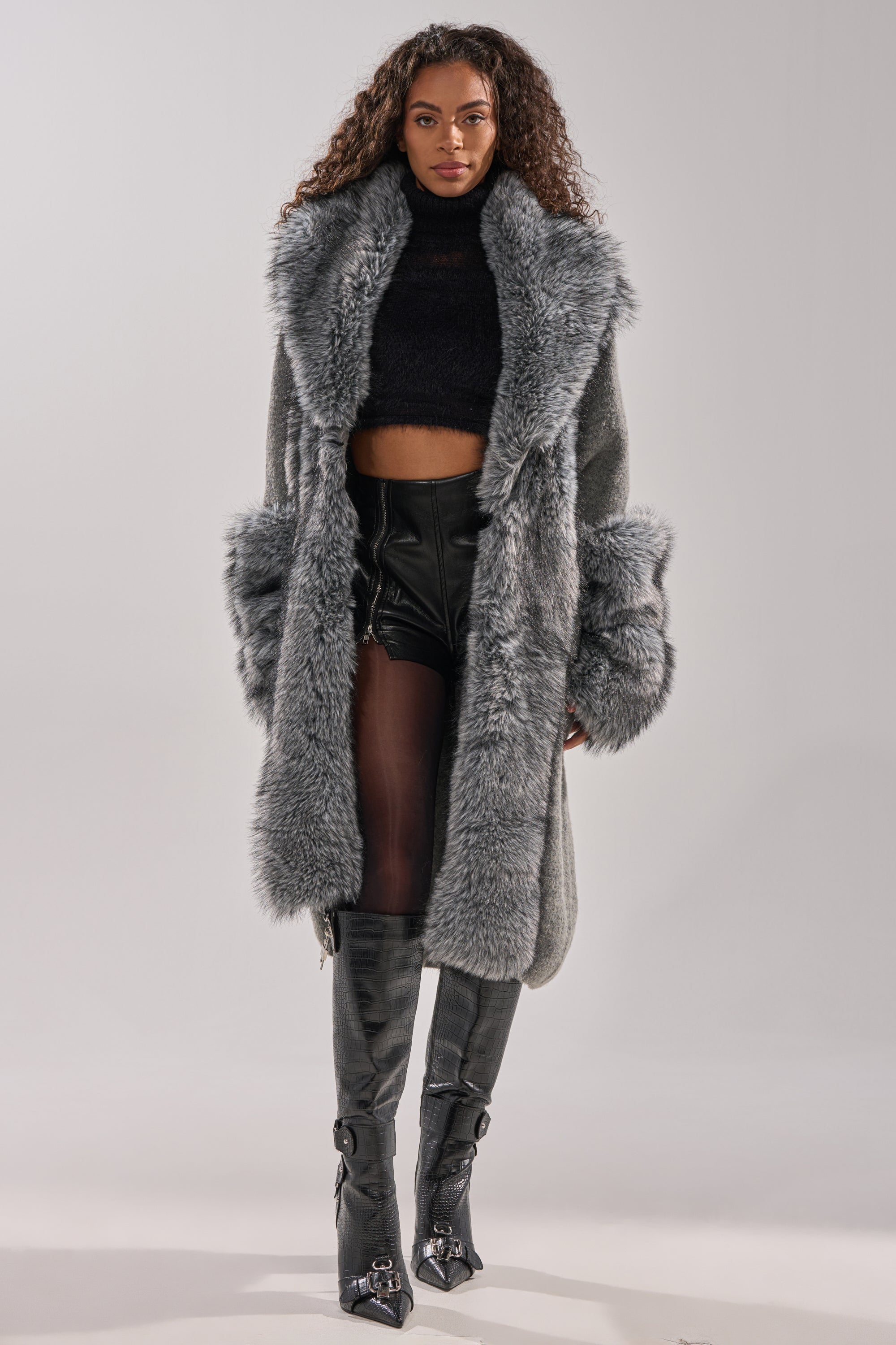 RICH FLEX LONG CARDIGAN