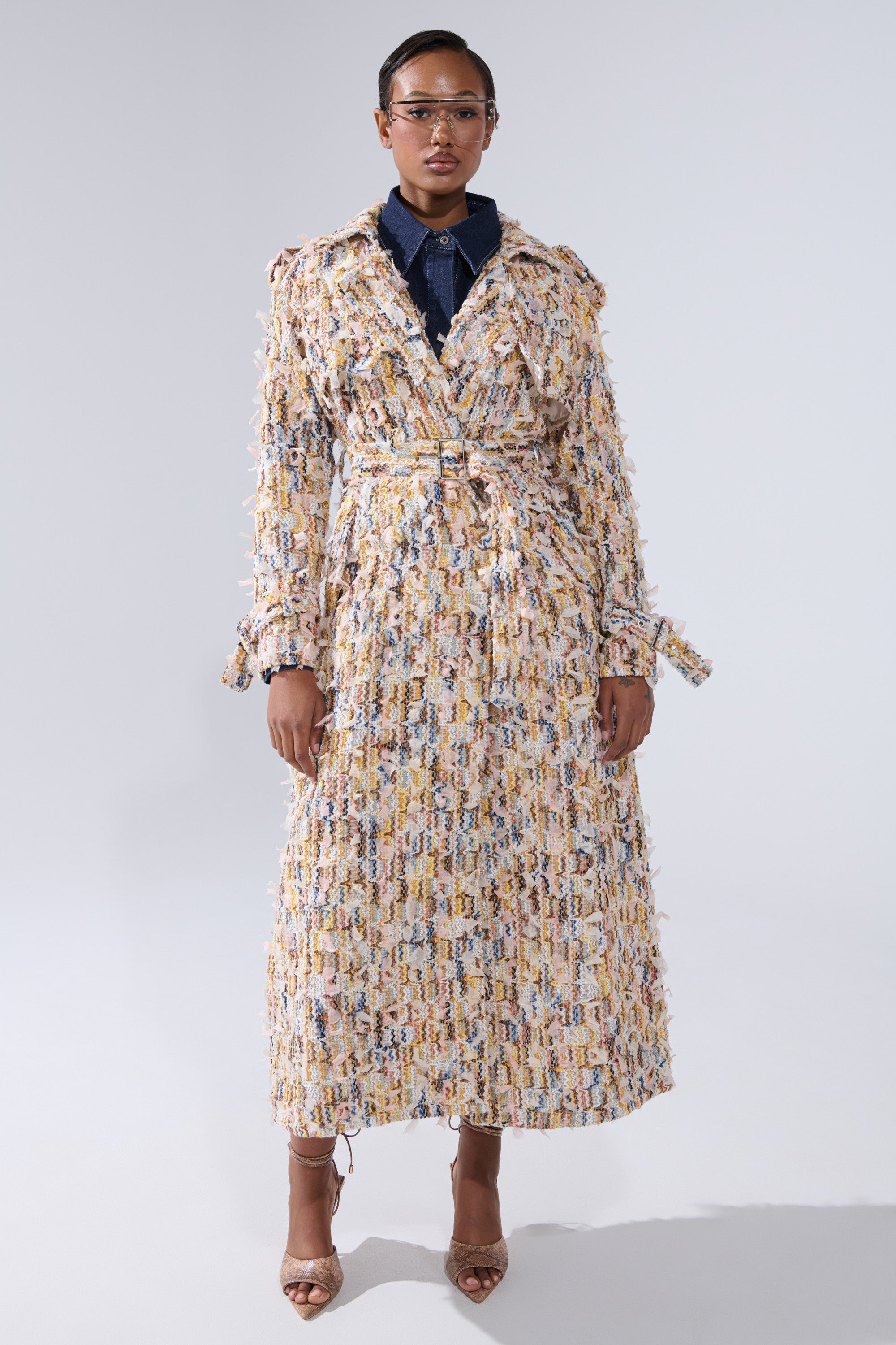 RHODES TEXTURED TRENCH