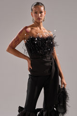 CLARA FEATHER CORSET