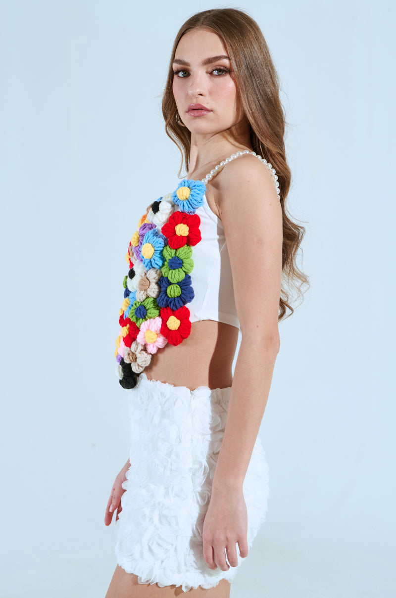 PENELOPE FLORAL CORSET TOP