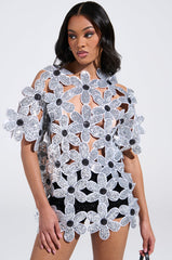 FLOWER POWER OVERSIZED TSHIRT