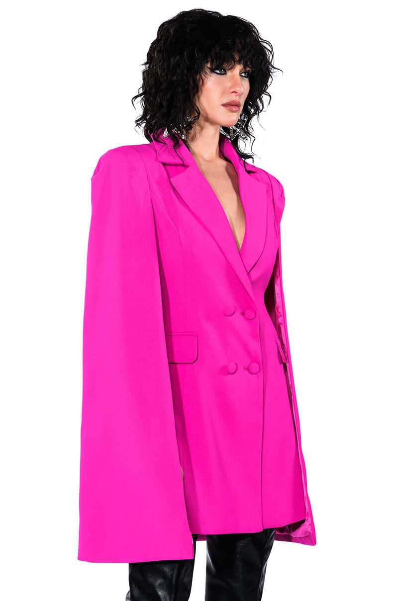 A LA MODE MINI BLAZER DRESS
