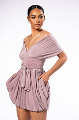 ABOUT TIME SLEEVELESS BUBBLE DRESS