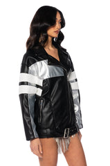 ASH OVERSIZED MOTO JACKET