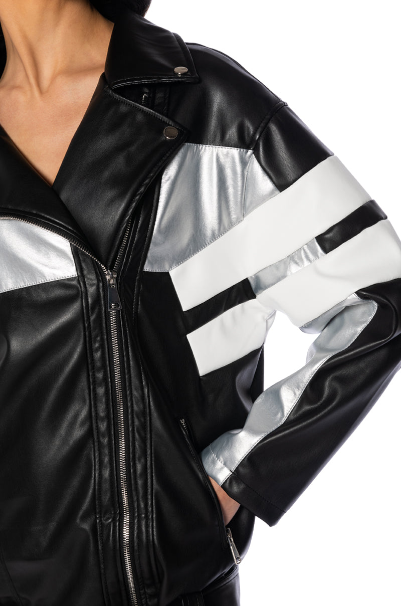 ASH OVERSIZED MOTO JACKET