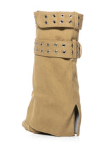 AZALEA WANG LORNA BOOTIE IN KHAKI