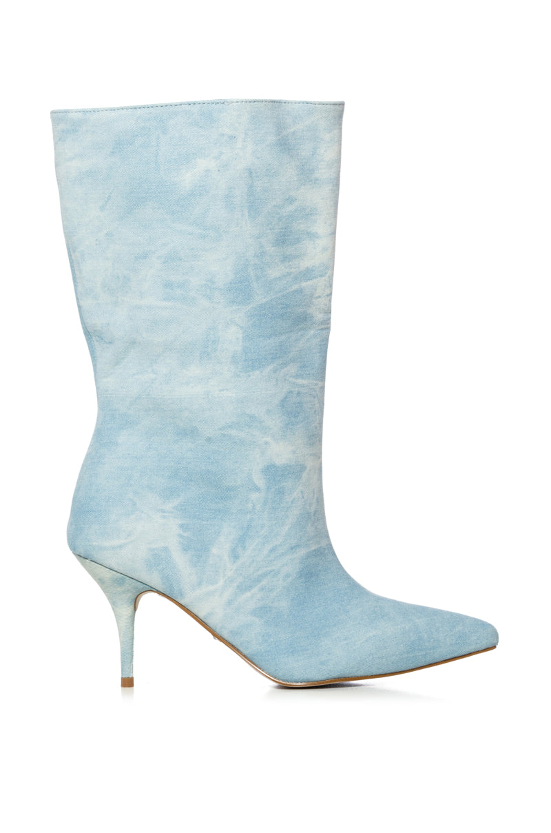 AZALEA WANG ORSON DENIM BOOTIE