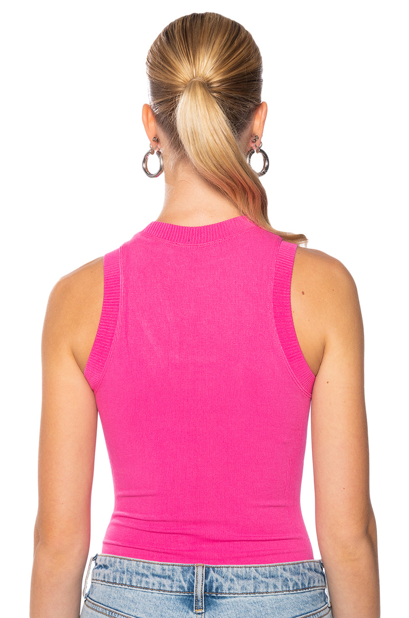 BACK TO THE BASICS HIGH NECK BODYSUIT