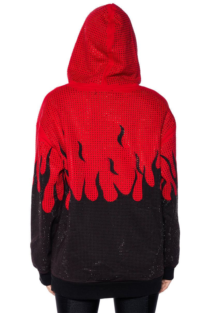 BALLER EMBELLISHED HOODIE