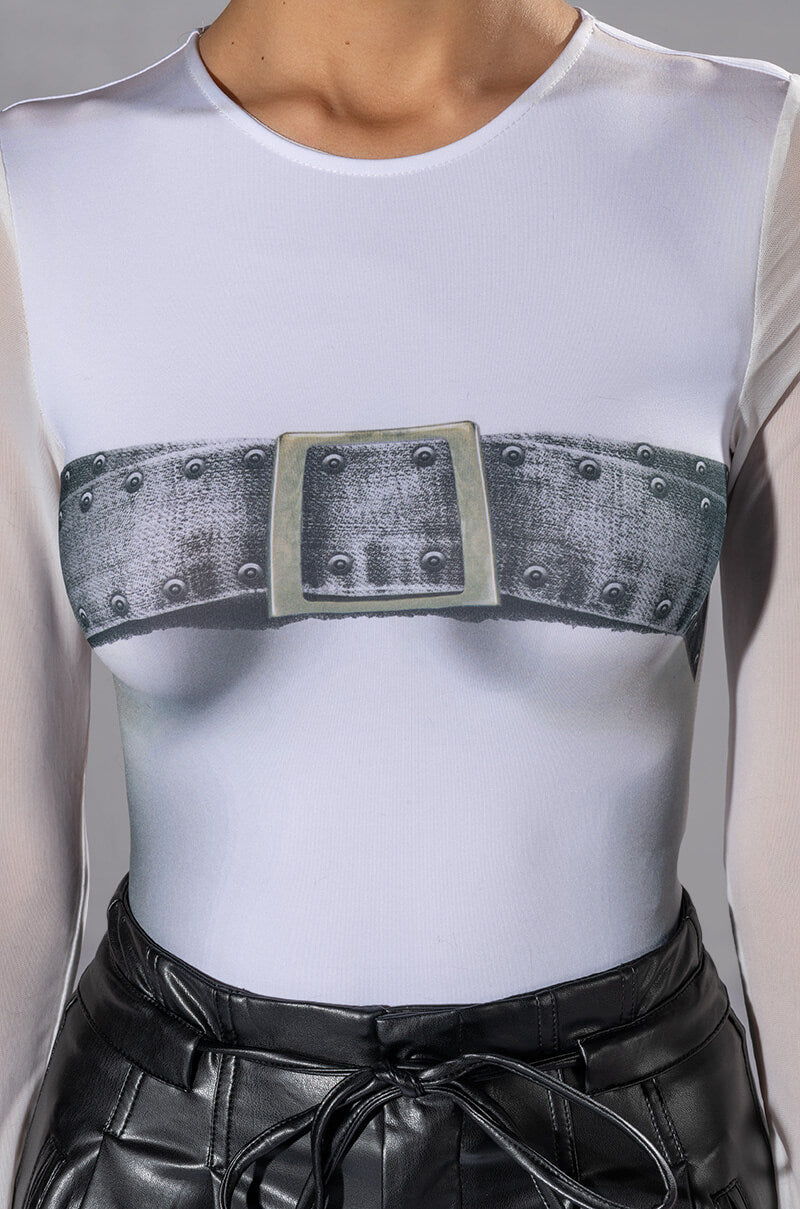 CHRISTINA PRINTED BODYSUIT