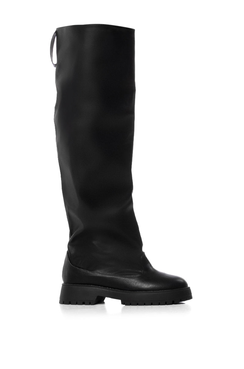 CITY OF GOD BLACK FLAT BOOT